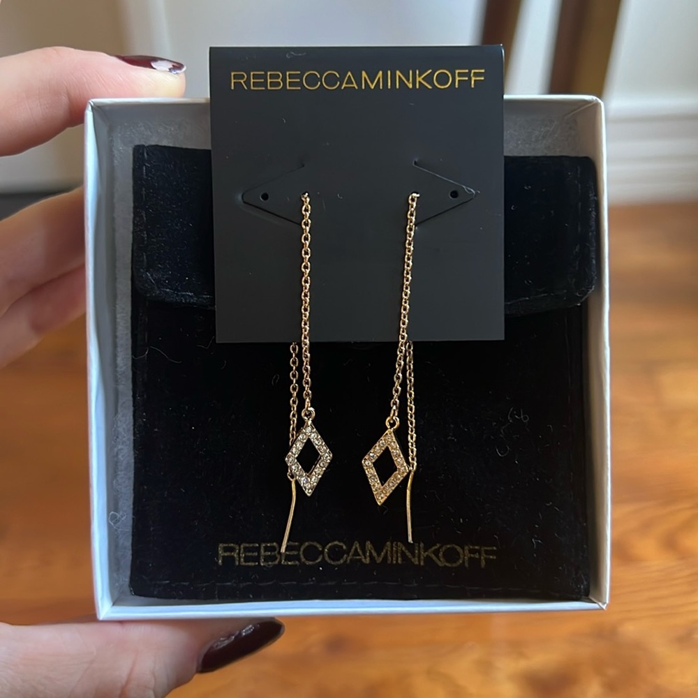 Rebecca Minkoff ‘Diamond’ Drop Earrings